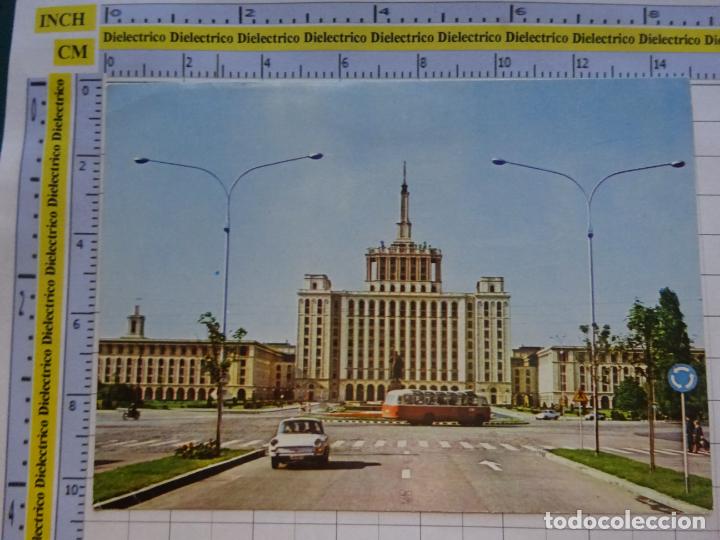Postales: POSTAL DE RUMAN&Iacute;A BUCAREST CASA SCINTEII. AUTOB&Uacute;S. 237