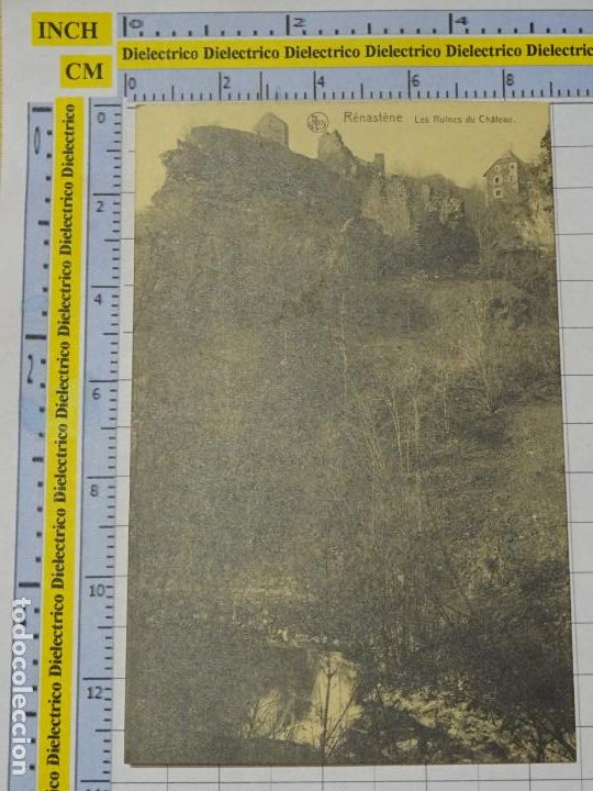 Cartes Postales: ANTIGUA POSTAL DE B&Eacute;LGICA. R&Eacute;NAST&Egrave;NE LES RUINES DU CH&Acirc;TEAU. 307