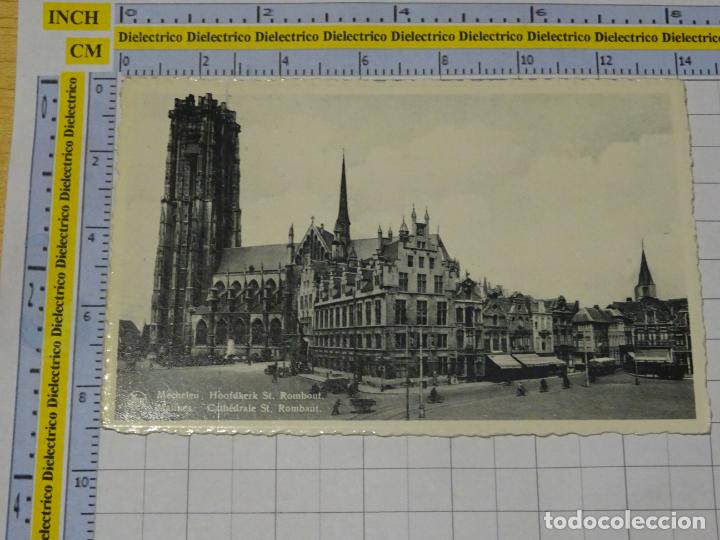 Postales: ANTIGUA POSTAL DE B&Eacute;LGICA. MALINAS MECHELEN CATEDRAL ST ROMBAUT. 322