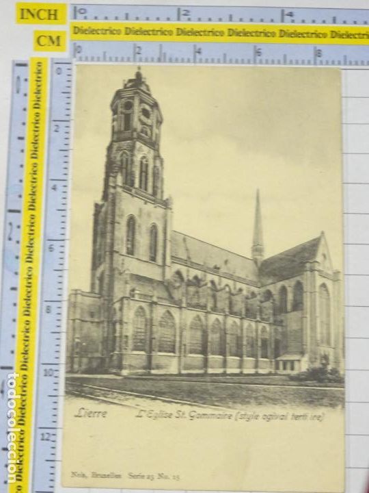 Postais: ANTIGUA POSTAL DE B&Eacute;LGICA. SIGLO XIX - 1905. LIERRE L'EGLISE ST GOMMAIRE. 391