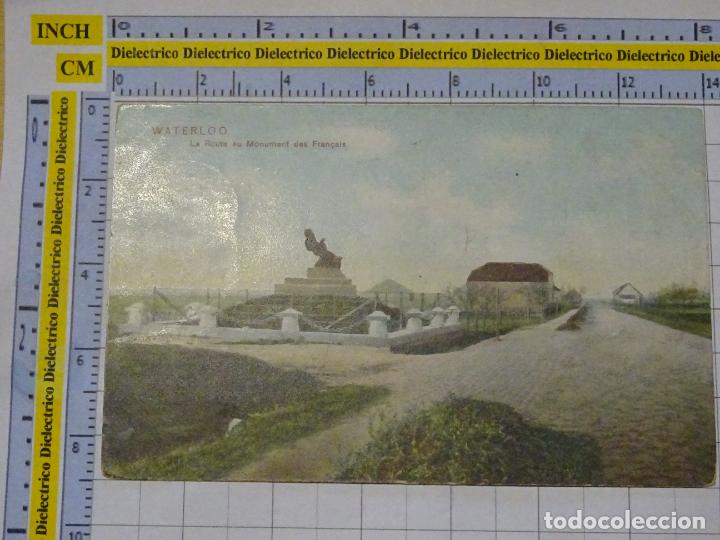 Cartes Postales: ANTIGUA POSTAL DE B&Eacute;LGICA. WATERLOO LA ROUTE AU MONUMENT DES FRAN&Ccedil;AIS. 525