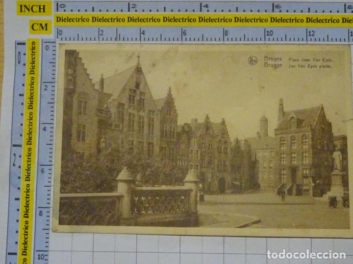 Cartoline: ANTIGUA POSTAL DE B&Eacute;LGICA. BRUJAS BRUGGES BRUGES. PLACE JEAN VAN EYCK. 534
