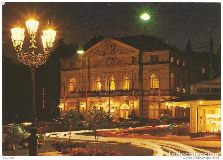 Postais: :::: VF607 - POSTAL - BADEN-BADEN - THEATER AM GOETHEPLATZ