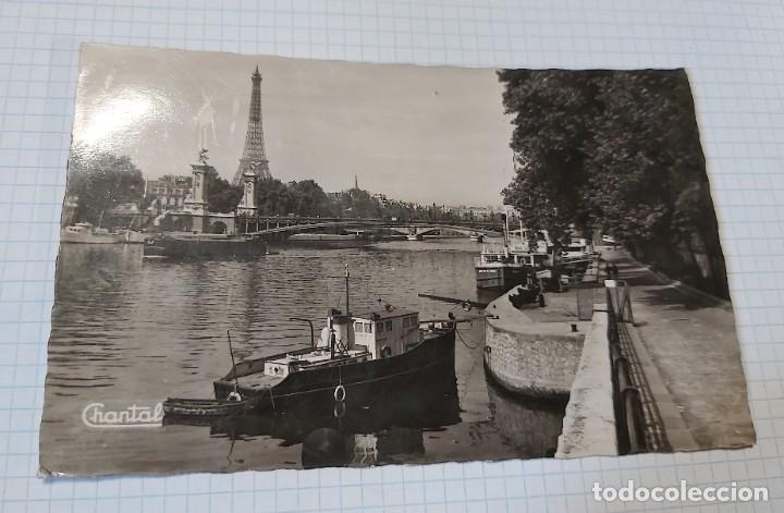 Postales: Postal de Par&iacute;s, 1956, circulada - Foto 1