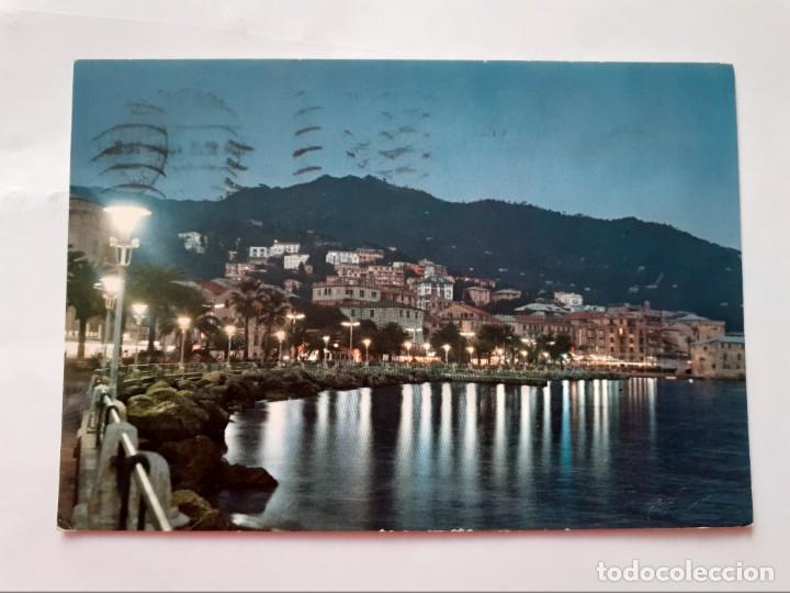 Postkarten: POSTAL - FRANCIA - RAPALLO - GOLFO TIGULLIO - NOCTURNO DEL PASEO AL MAR - ESCRITA