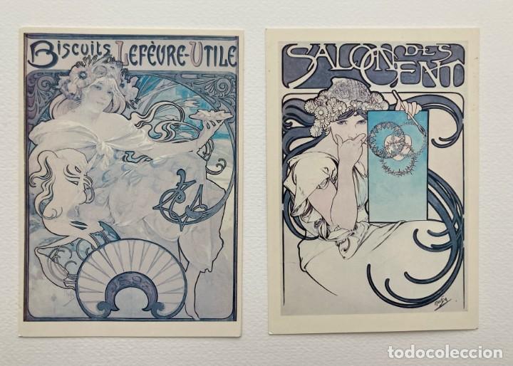 Postales: Postales Art Nouveau, Francia