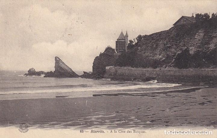 Postales: 60 Biarritz - A la C&ocirc;te des Basques - Foto 1
