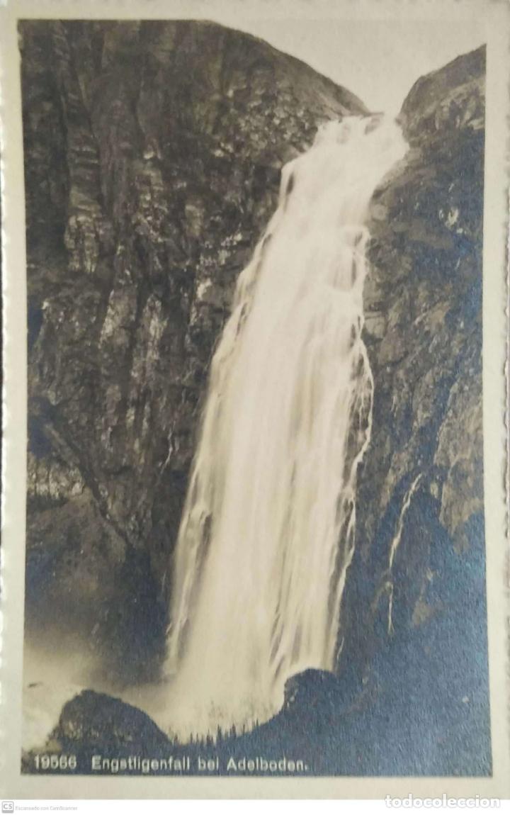 Postais: Engstligenfall bei Adelboden (Suiza). 19566 Cataratas. Nueva. Blanco/Negro