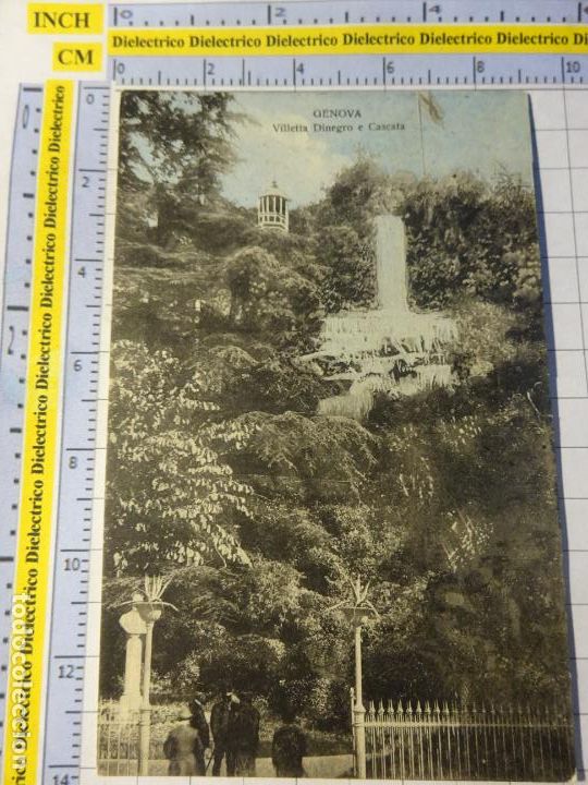 Postkarten: ANTIGUA POSTAL DE ITALIA. GENOVA VILLETTA DINEGRO E CASCATA. 424