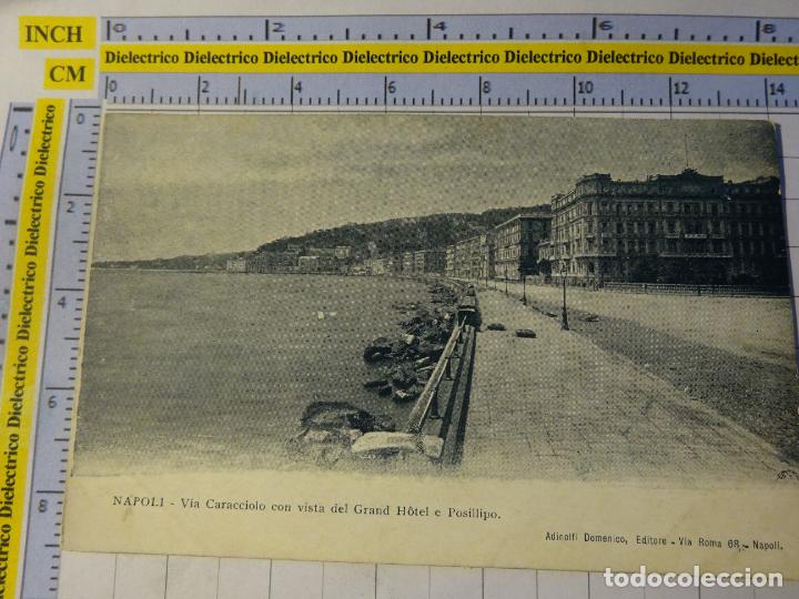 Postkarten: ANTIGUA POSTAL DE ITALIA. SIGLO XIX - 1905. NAPOLES NAPOLI IA CARACCIOLO CON VISTA DEL GRAND . 447