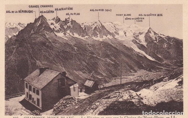 Postales: 197 Chamonix-Mont-Blanc - La Fl&eacute;g&egrave;re et vue sur la Cha&icirc;ne du Mont-Blanc / Ll.