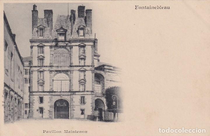 Postales: Fontainebleau - Pavillon Maintenon / Reverso sin dividir