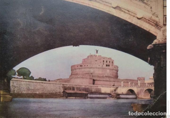 Postales: Roma. Castillo de S. Angelo. Usada. Color - Foto 1