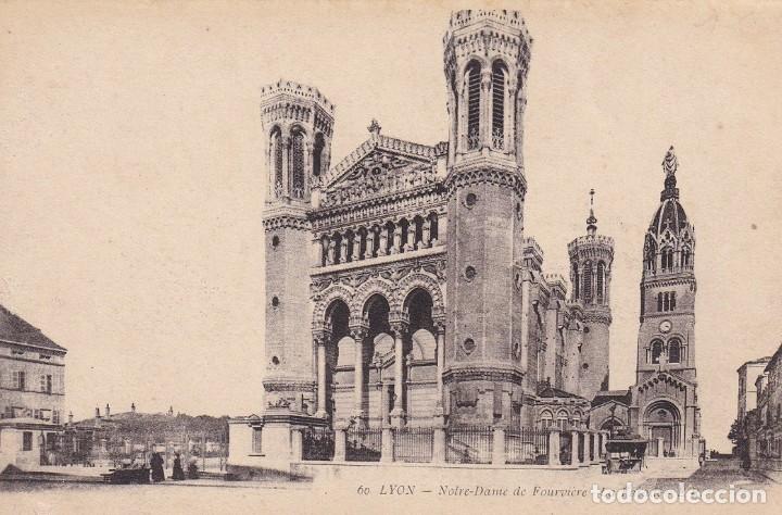 Postales: 60 Lyon - Notre-Dame de Fourvi&egrave;re - La Fa&ccedil;ade / E. R. - Foto 1