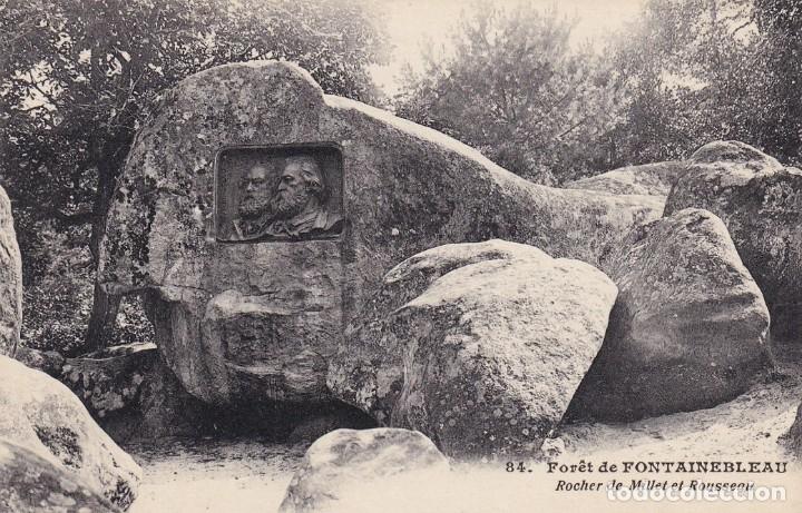 Postales: 84 For&ecirc;t de Fontainebleau - Rocher de Millet et Rousseau