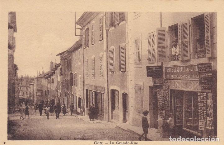 Postales: Gex - La Grande Rue / Postal