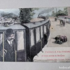 Postales: POSTAL FERROCARRIL DE FRANCIA - LABOUCHE FRERES - TOULOUSE - COLOREADA AÑOS 20 DIFICIL NO CIRCULADA. Lote 362300690