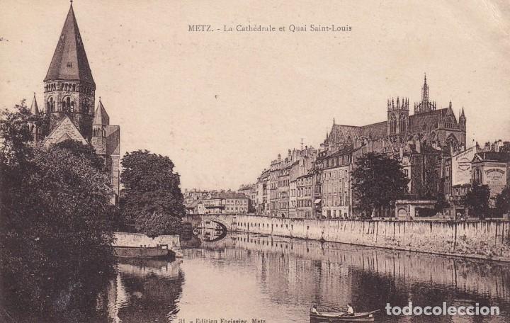 Postkarten: Metz - La Cath&eacute;drale et Quai Saint-Louis / 31 Edition Forissier Metz