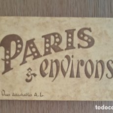 Postales: PARIS & ENVIRONS - 46 VUES DETACHABLES - 46 POSTALES DE PARIS Y ALREDEDORES - EDITION: A. LECONTE. Lote 362770365