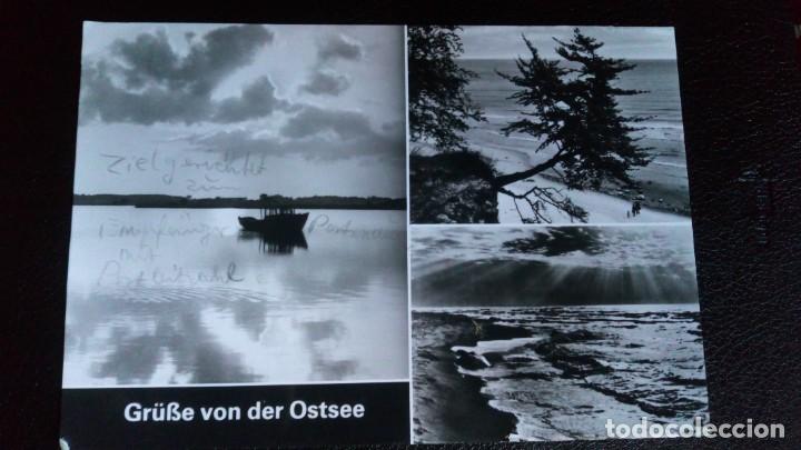 Postcards: GR&Uuml;SSE VON DER OSTSEE, REICHENBACH, POSTAL ALEMANA CIRCULADA,