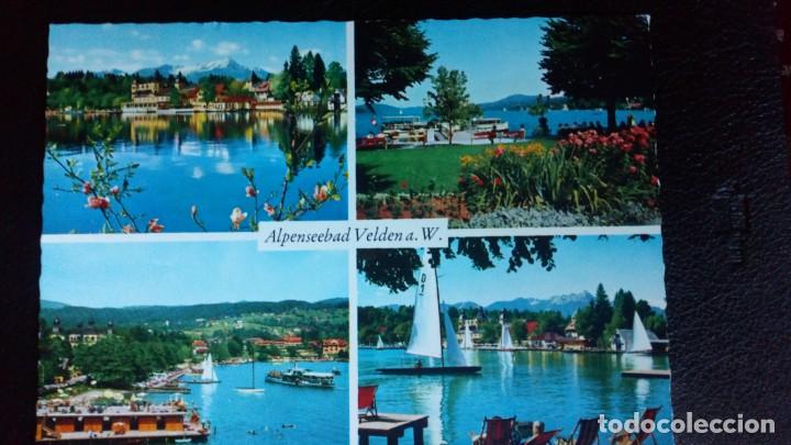 Postcards: VELDEN AM W&Ouml;RTHER SEE, POSTAL AUSTR&Iacute;ACA CIRCULADA, 1973,DOBLE MATASELLOS ESPECIAL