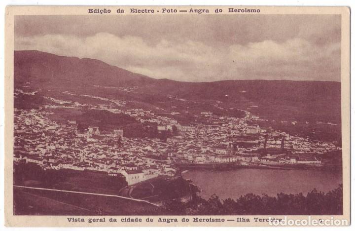 Postales: Portugal: Vista geral da Cidade de Angra do Heroismo - Ilha Terceira - A&ccedil;ores (A&ntilde;os 30)