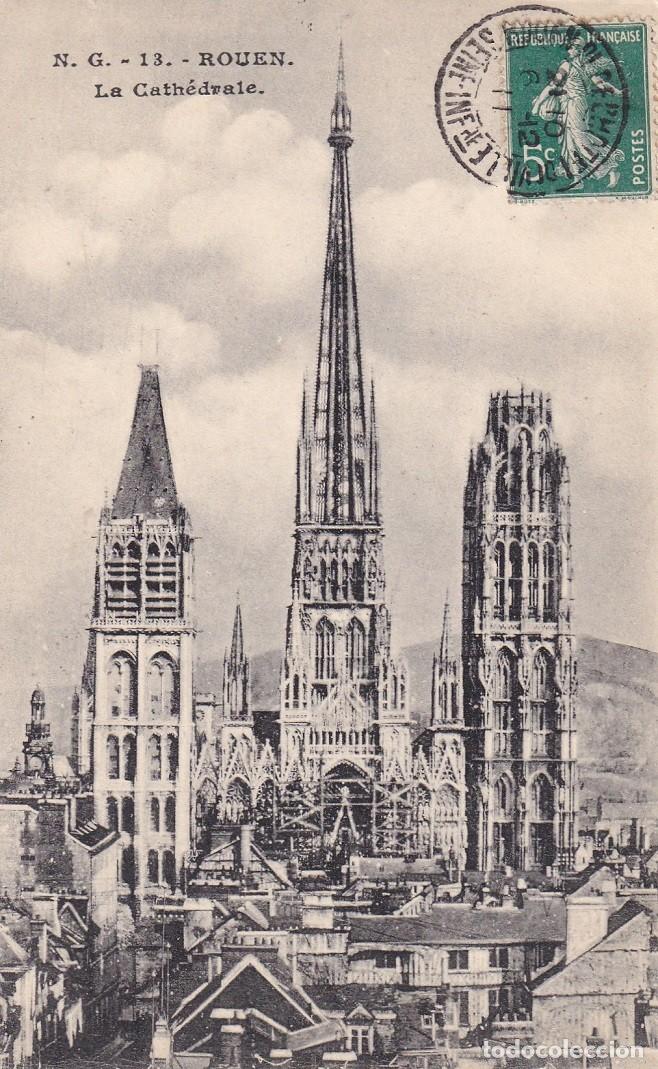 Postales: 13 Rouen - La Cath&eacute;drale - Foto 1