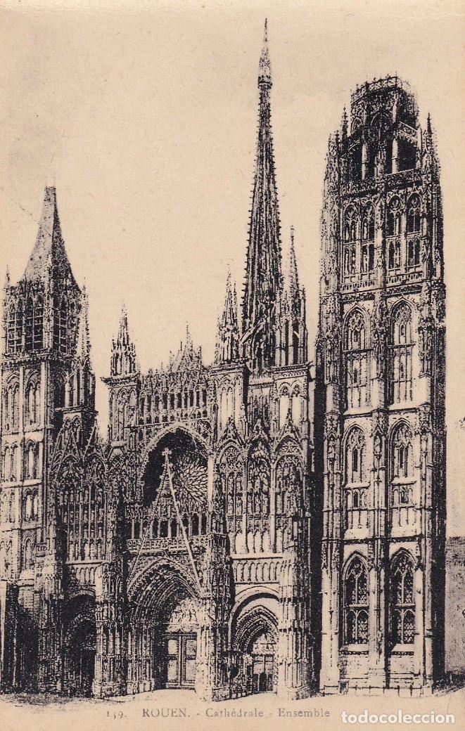 Postales: 139 Rouen - Cath&eacute;drale - Ensemble - Foto 1