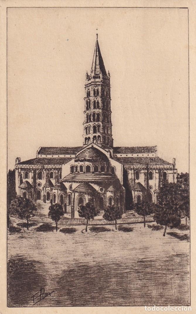 Cartoline: Toulouse - La Basilique St-Sernin Eglise Romane (XII et XIII s)