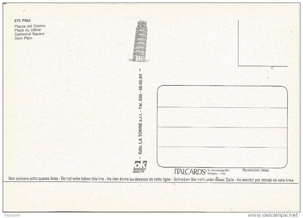 Postales: *** Z271 - POSTAL - PISA - PIAZZA DEL DUOMO - Foto 2
