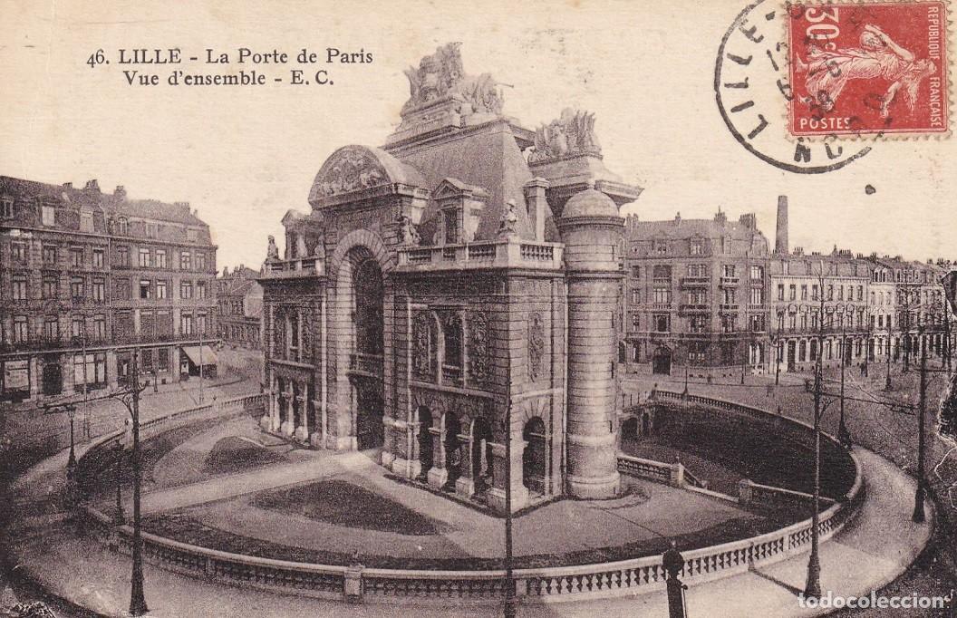 Postales: 46 Lille - La Porte de Paris - Vue d ensemble / E.C. - Foto 1
