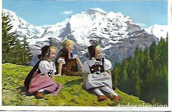 Postales: BERNER OBERLAND - 17687 - JUNGFRAU 4158 m. - ESCRITA