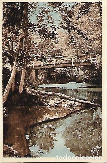 Postales: LE HAUTE-GARONNE ILLUSTR&Eacute;E - 11. ASPET - PASSERELLE SUR LE GER PR&Egrave;S DE SENGOUAGNET - SIN CIRCULAR
