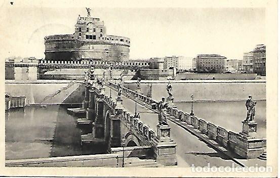 Postales: ROMA - PONTE E CASTEL S. ANGELO - CIRCULADA 1929 - Foto 1