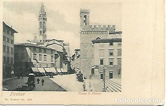 Postales: FIRENZE - PIAZZA S. FIRENZE - SIN CIRCULAR - Foto 1