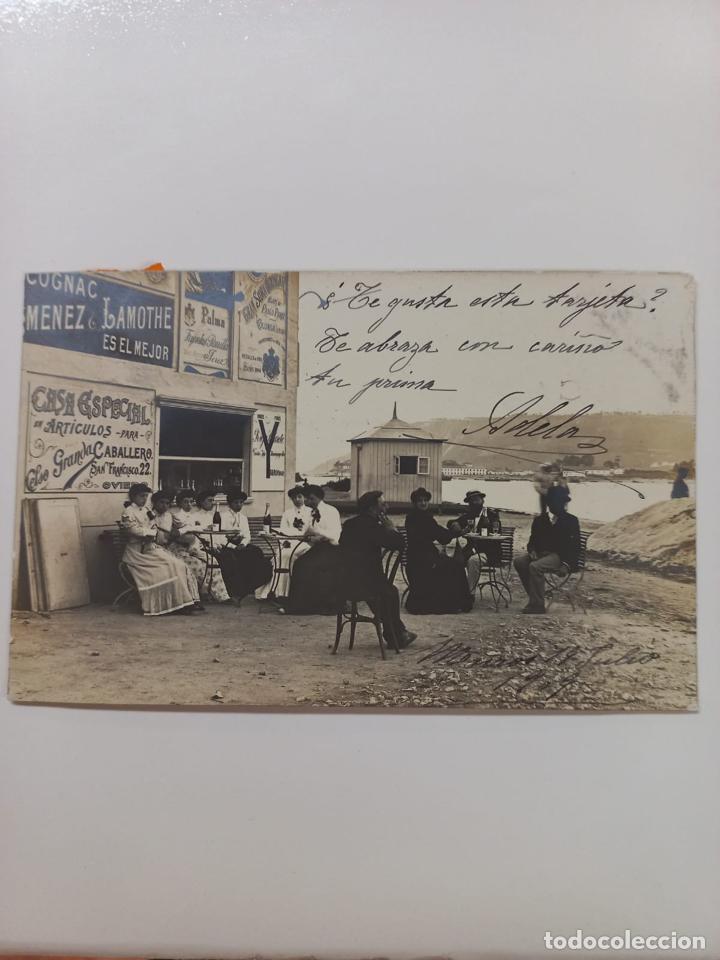 Postales: POSTAL ESCRITA 1903 PUBLICIDAD COGNAC MENEZ FRANCESA MUY COSTUMBRISTA