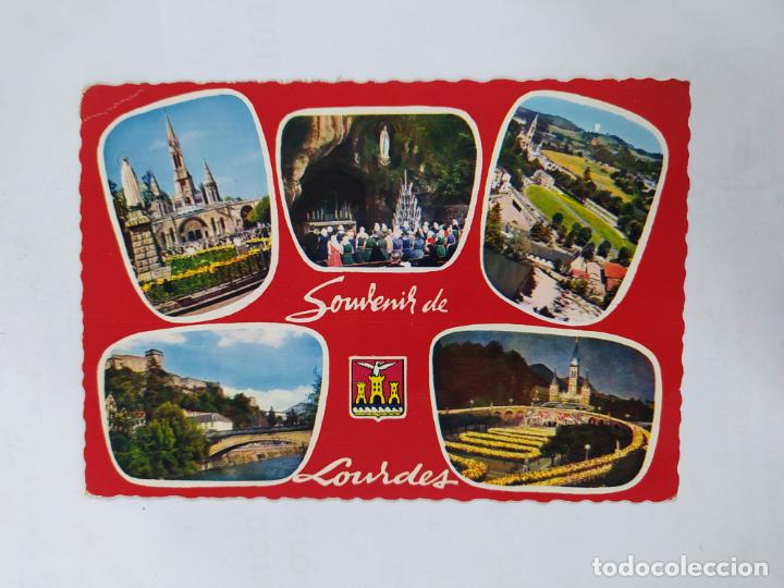 Postcards: POSTAL SOUVENIR DE LOURDES. TDKP20Q