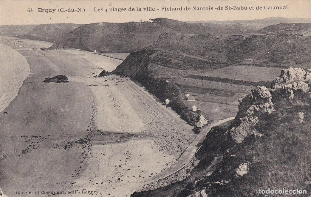 Postais: 63 Erquy (C.-du-N.) - Les 4 plages de la ville - Pichard de Nantois-de St-Babu et de Carroual