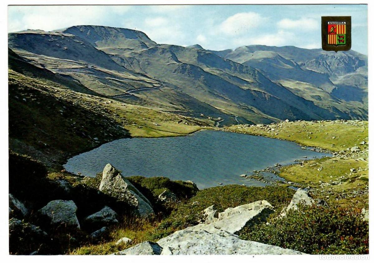 Postales: ANDORRA. Pas de la Casa. Estanque de la Fontnegra. Ed. Escudo de Oro n&ordm; 4751 (1968). - No escrita.