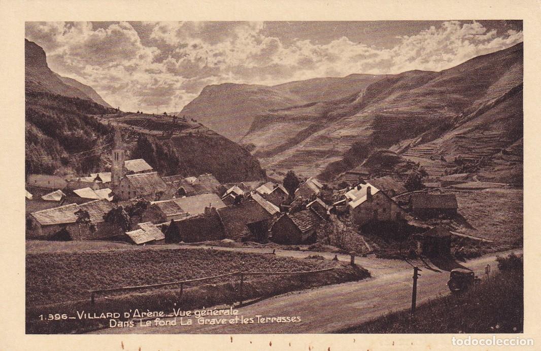 Postkarten: 1396 Villard-d' Ar&egrave;ne - Vue g&eacute;n&eacute;rale - Dans le fond la Grave et les Terrasses / Muy escasa