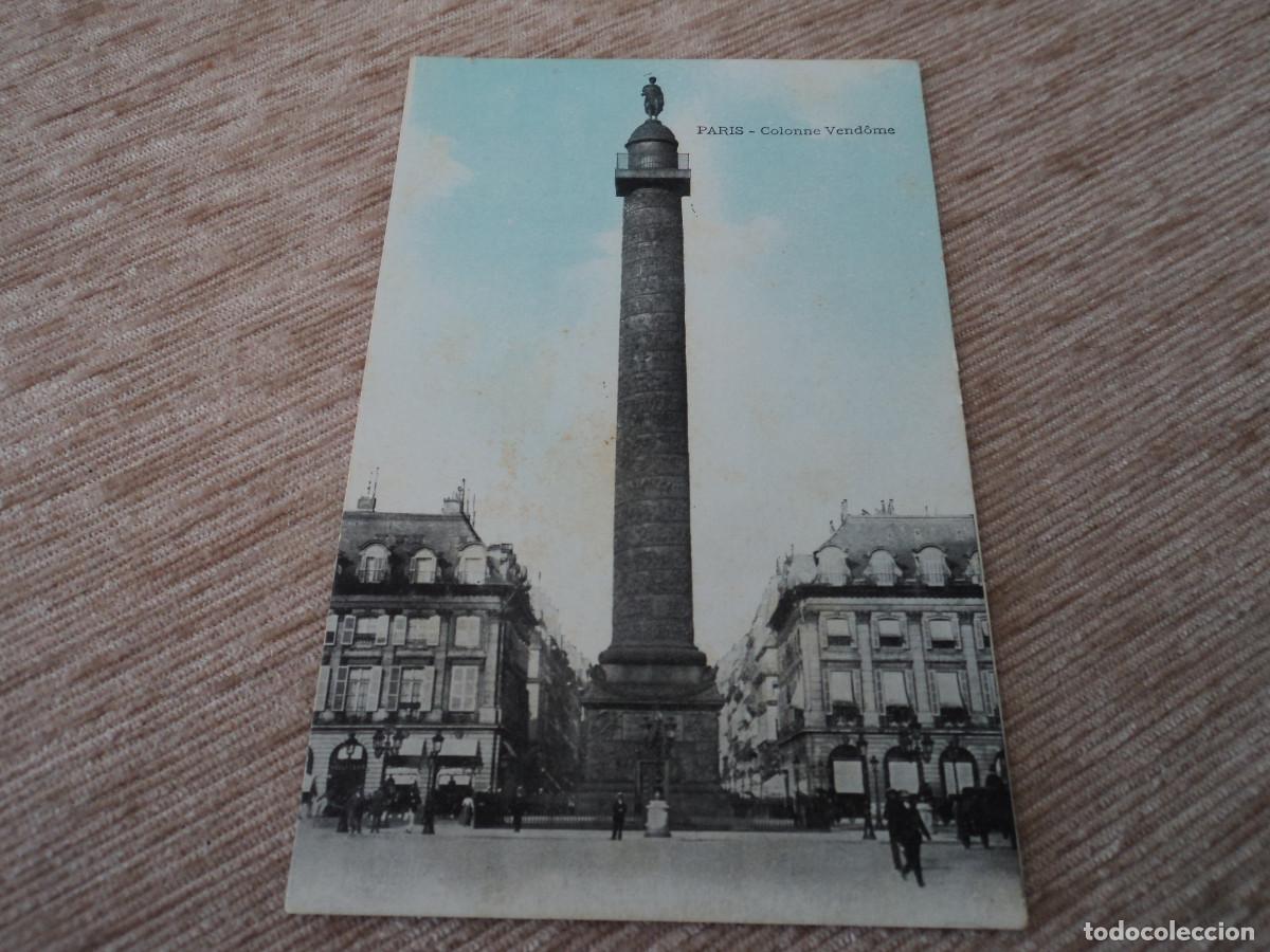Postkarten: paris colonne vendome, personas