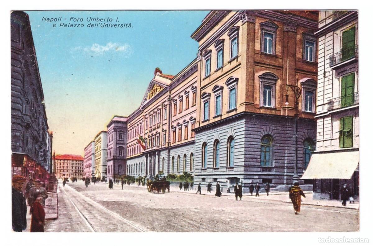 Cartoline: N&Aacute;POLES (ITALIA) // FORO UMBERTO I E PALAZZO DELL'UNIVERSIT&Agrave;