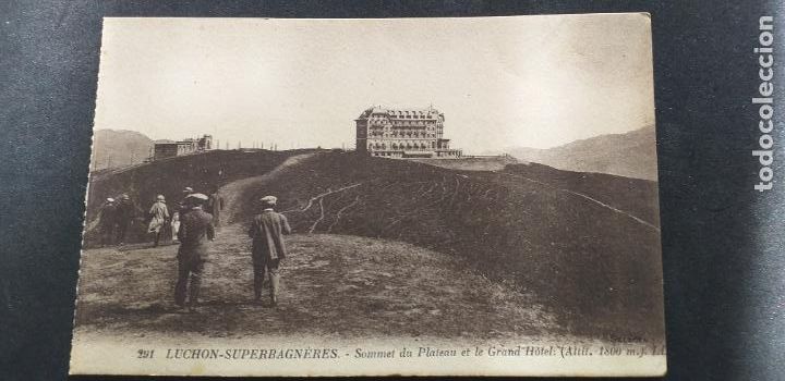 Postais: FRANCIA-V51-SXXII-140X90mm.-LUCHON-SUPERBAGNERES-GRAND HOTEL