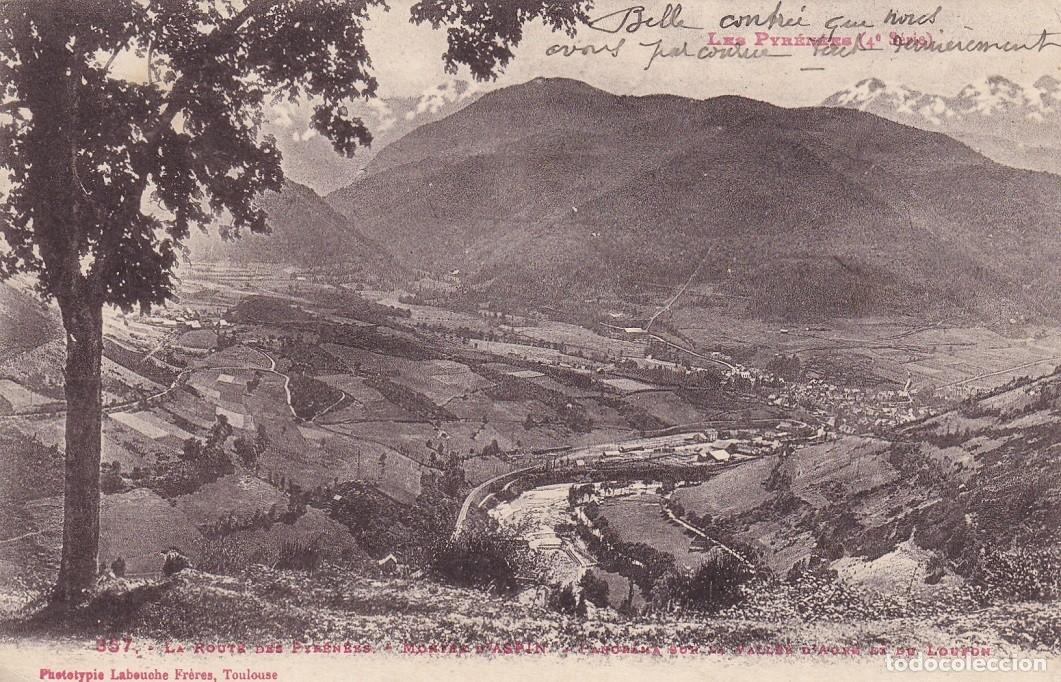 Cartes Postales: 357 La route des Pyr&eacute;n&eacute;es / Mont&eacute;e d' Aspin - Panorama sur la Vall&eacute;e d' Aure et du Lounon