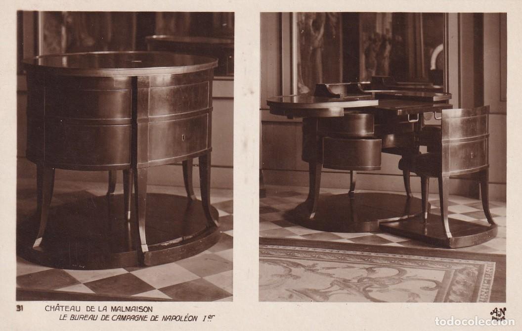 Cartoline: 31 Ch&acirc;teau de la Malmaison - Le Bureau de Campagne de Napol&eacute;on Ier