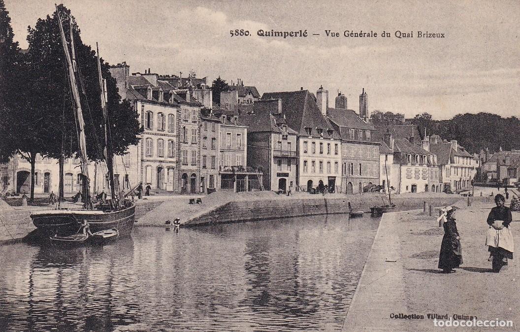 Postales: 5880 Quimperl&eacute; - Vue G&eacute;n&eacute;rale du Quai Brizeux
