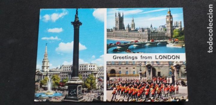 Postais: INGLATERRA-V51-SXXII-140X90mm.-GREETINGS FROM LONDON