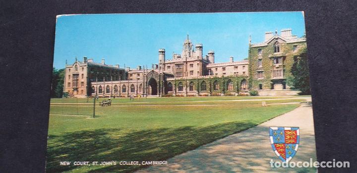 Postais: INGLATERRA-V51-SXXII-140X90mm.-NEW COURT,ST.JOHN'S COLLEGE,CAMBRIDGE