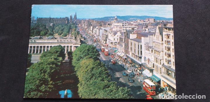 Postais: INGLATERRA-V51-SXXII-140X90mm.-EDINBURGH-PRINCES STREET AND CALTON HILL FROM THE SCOTT MONUMENT