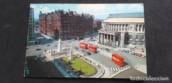 Postais: INGLATERRA-V51-SXXII-140X90mm.-ST.PETER'S SQUARE,MANCHESTER-CIRCULADA